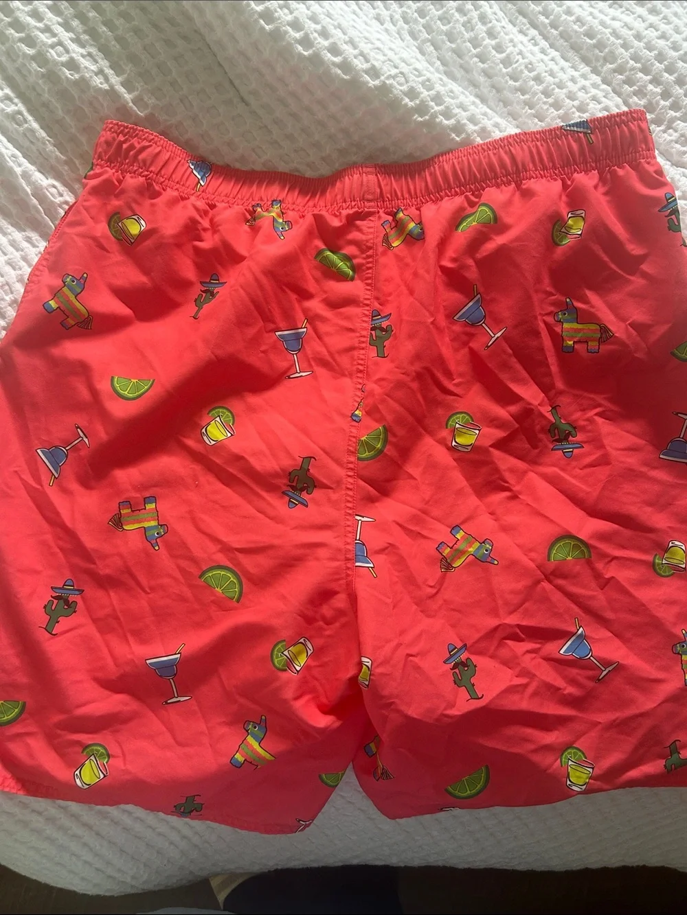 Men’s Swim Trunks Sz XL Worn Once Inseam 9”